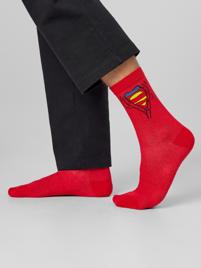 Носки Mark Formelle 017K-3042/24017K-1 я.красный_рис.3042 - фото 2