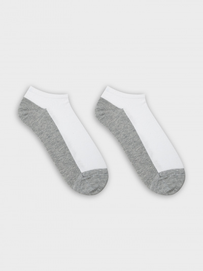 Носки Mark Formelle 104K-3091/25104K белый_серый_меланж_рис.3091 - фото 2