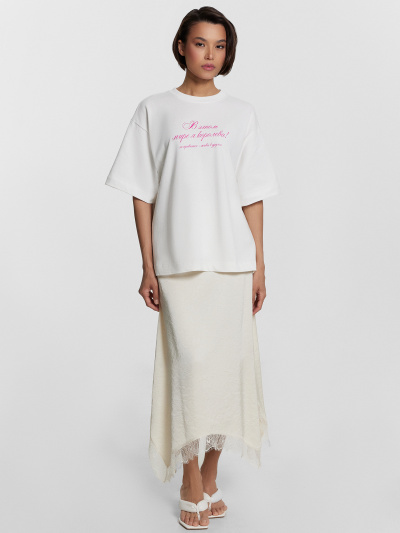 Футболка Mark Formelle 112961/24-33235ПП-0 белый_печать_Печать - фото 1