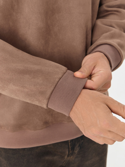 Свитшот Mark Formelle 121941/25-5057П-10 тауп_печать_1_сл_на_пол - фото 4