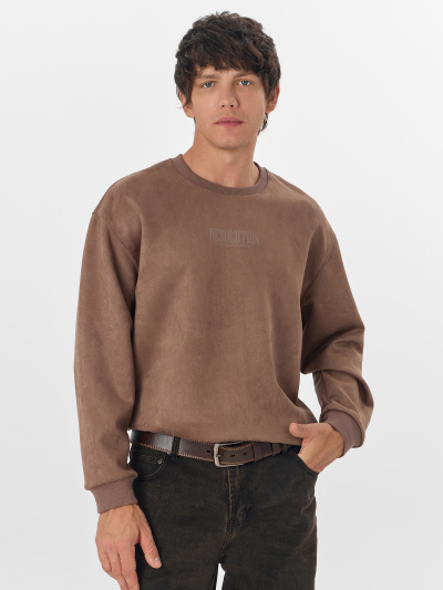 Свитшот Mark Formelle 121941/25-5057П-10 тауп_печать_1_сл_на_пол - фото 1