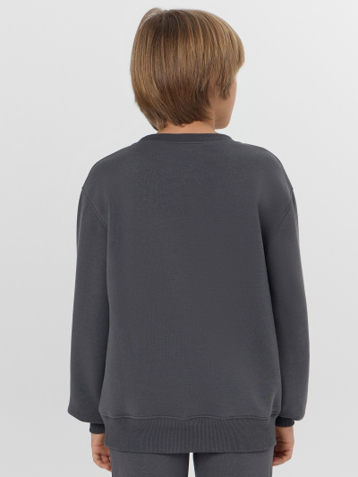 Свитшот Mark Formelle 123431/1/25-36711П-7П серая_жемчужина_печать_3_сл_на_пол - фото 2