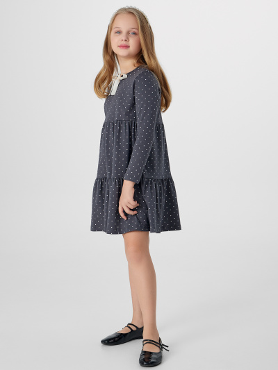 Платье Mark Formelle 157982/25-39001П-0 горошек_на_графите - фото 3