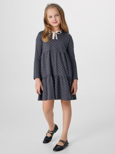 Платье Mark Formelle 157982/25-39001П-0 горошек_на_графите - фото 1
