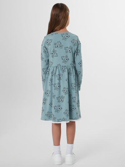 Платье Mark Formelle 157986/25-39885П-5 зайчики_на_цвете_сланец - фото 4