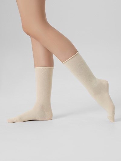 Носки Mark Formelle 245K-3138/25245K-1 нюдовый_россыпь_рис.3138,_стразы - фото 2