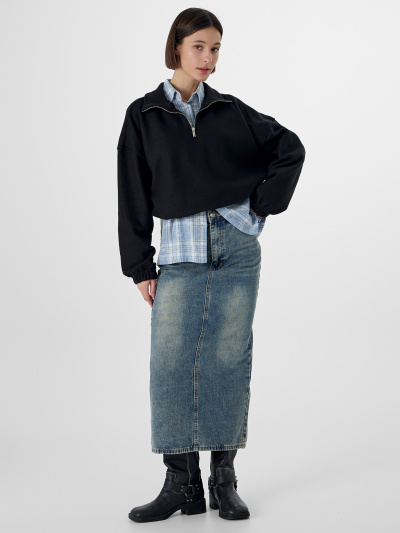 Свитшот Mark Formelle 302491/25-38243Ц-13 черный - фото 1