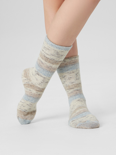 Носки Mark Formelle 399K-3364/25399K коричневый_голубой_рис.3364 - фото 1