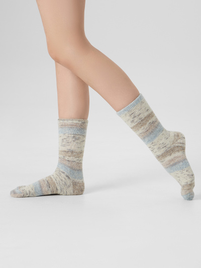 Носки Mark Formelle 399K-3364/25399K коричневый_голубой_рис.3364 - фото 2