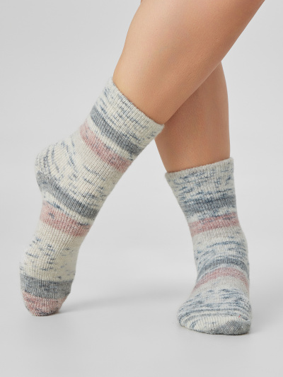 Носки Mark Formelle 399K-3364/25399K серый_розовый_рис.3364 - фото 1