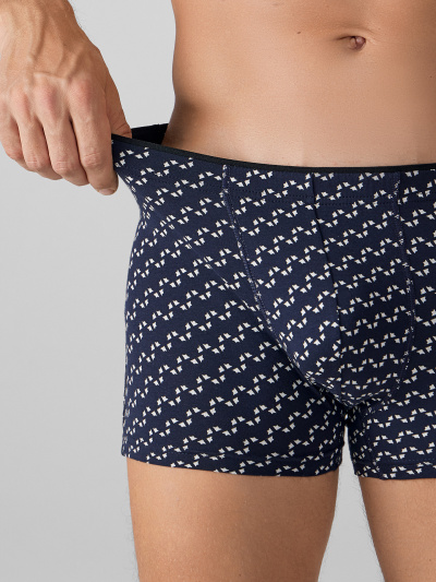 Трусы Mark Formelle 411134/25-4959П-5 диагональный_узор_на_глубоком_синем - фото 2