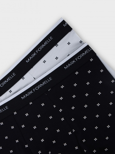 Трусы Mark Formelle 411228-2/25-5164П-5 квадраты_на_св.сером_квадраты_на_черном - фото 3