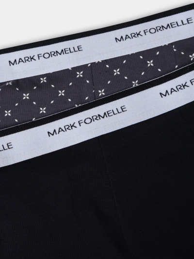 Трусы Mark Formelle 411228-2/25-5164П-5 узор_сетка_на_т.сером_черный - фото 2