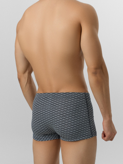 Трусы Mark Formelle 411229-2/25-5165П-5 квадратный_узор_на_черном_св.серый - фото 2