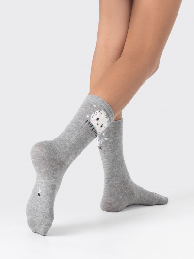 Носки Mark Formelle 430K-3373/B3-25430K серый_меланж_рис.3373 - фото 1