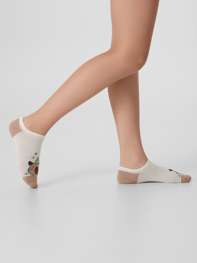 Носки Mark Formelle 453K-3187/B3-25453K молочный_рис.3187 - фото 1