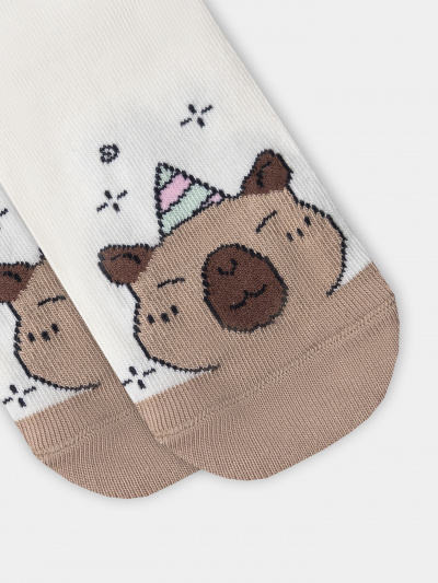 Носки Mark Formelle 453K-3187/B4-25453K молочный_рис.3187 - фото 4