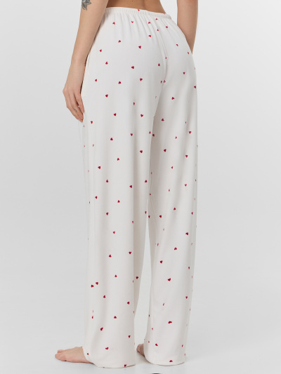 Брюки Mark Formelle 532537/25-39090ПП-3 сердечки_на_св.молочном - фото 1