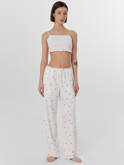 Брюки Mark Formelle 532537/25-39090ПП-3 сердечки_на_св.молочном - фото 2