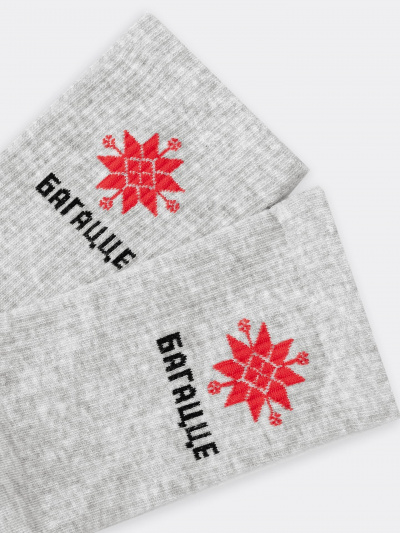 Носки Mark Formelle 559U-2419/23559U св.серый_меланж_рис.2419 - фото 2