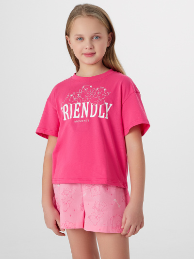 Футболка, шорты Mark Formelle 567748/25-39174ПП-14 розовый_медвежата_на_розовом_саше_3_сл_на_пол - фото 1
