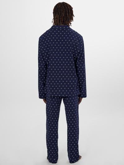 Брюки, рубашка Mark Formelle 591041/25-4999ПП-0 узор_на_т.синем - фото 1