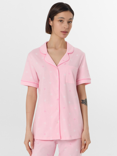 Бриджи, джемпер Mark Formelle 592505-1/25-39007ПП-0 текст_на_розовом - фото 1