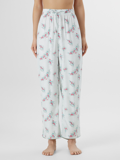 Брюки, футболка Mark Formelle 592545/25-35485ПП-14 эдельвейс_веточки_на_мятном - фото 2