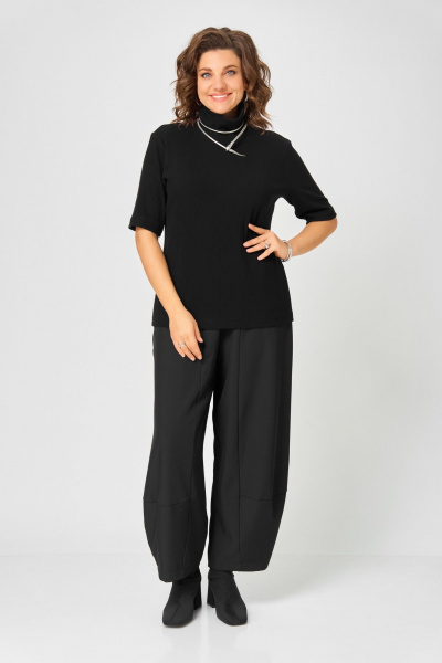 Джемпер Bliss 08063 черный - фото 4