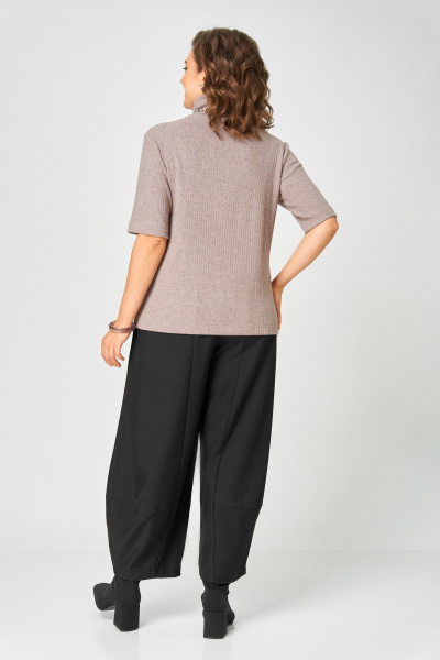 Джемпер Bliss 08063 кофейный - фото 4