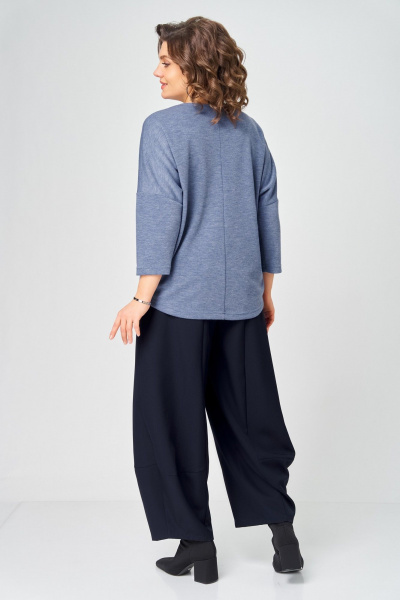 Джемпер Bliss 9500 стальной_синий - фото 2