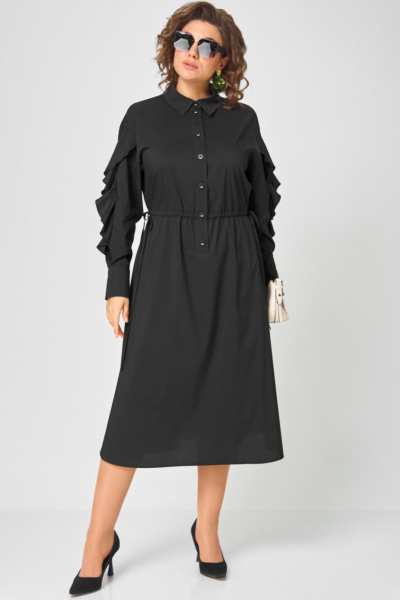 Платье EVA GRANT 7223 черный - фото 15