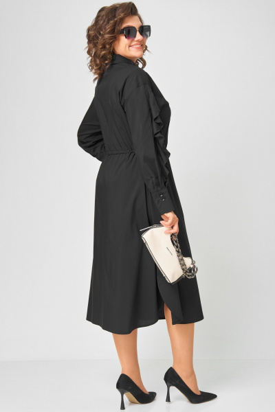 Платье EVA GRANT 7223 черный - фото 4