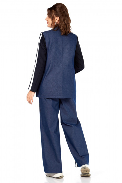 Брюки, жакет Matini 1.801 синий - фото 13