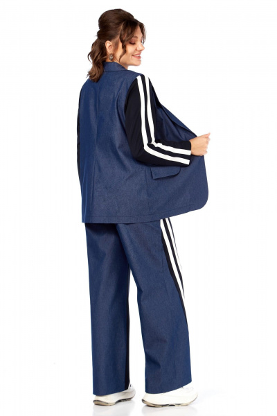 Брюки, жакет Matini 1.801 синий - фото 12