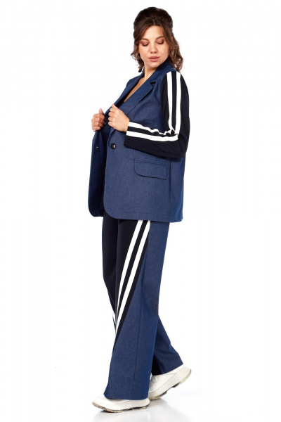 Брюки, жакет Matini 1.801 синий - фото 9
