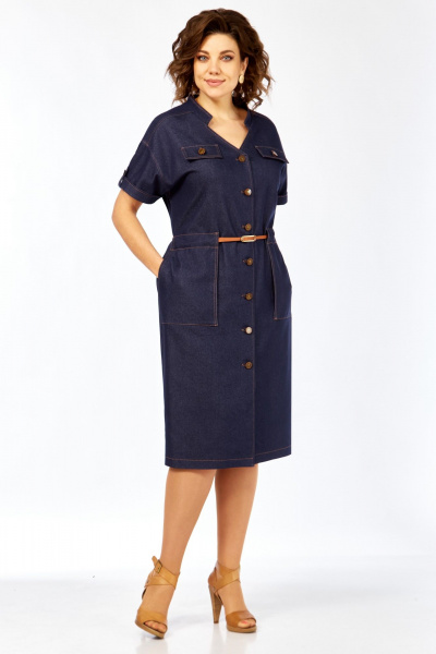 Платье Matini 3.1807 синий - фото 2