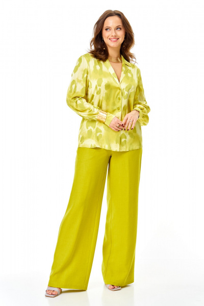 Блуза, болеро, брюки Ольга Стиль С-955 желтый - фото 10