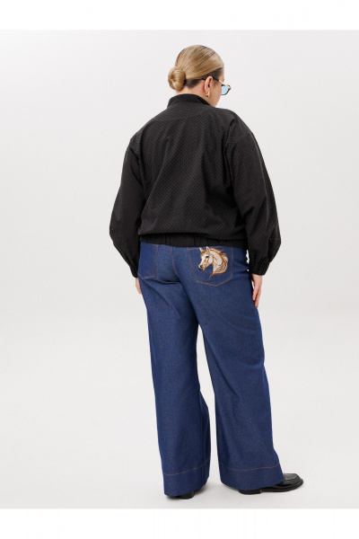 Бомбер AVA fashion М-169 черный - фото 14