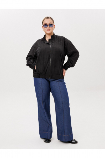 Бомбер AVA fashion М-169 черный - фото 2