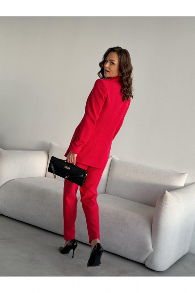 Брюки, жакет Dilana VIP 2056/1 малина - фото 4