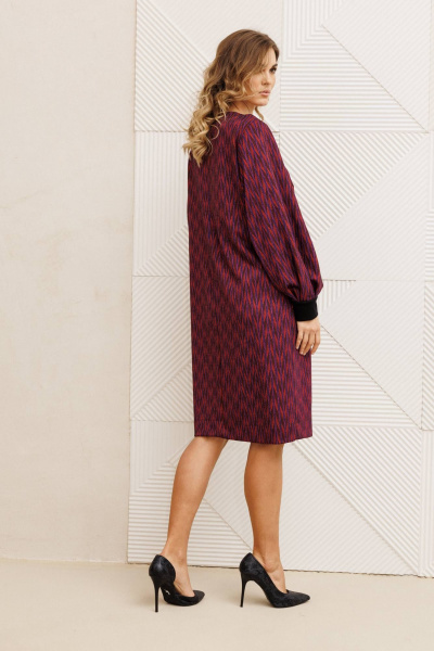 Платье Gizart 7385/1 сине-красный - фото 9