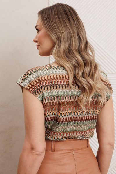 Жакет, юбка Мода Юрс 25-2850 бежевый - фото 4