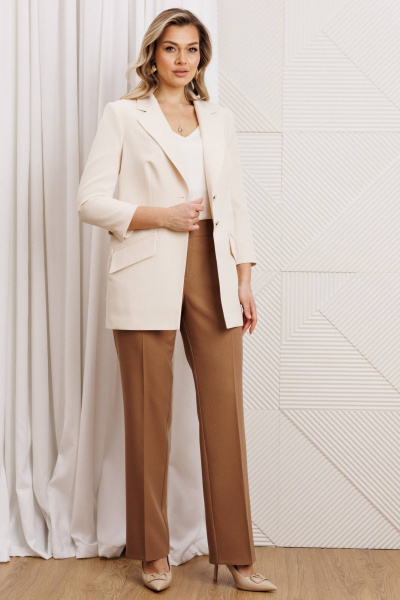Жакет Мода Юрс 25-2951 молочный - фото 6