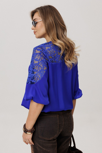 Блуза Anelli 1790 глубокий_лазурит - фото 8