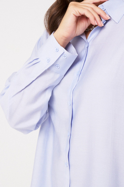 Блуза Панда 112540 голубой - фото 5