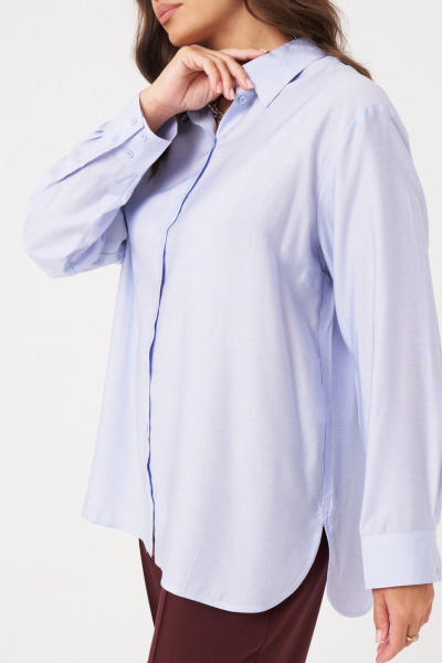 Блуза Панда 112540 голубой - фото 4