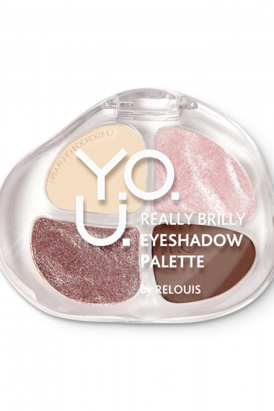 Тени для век Relouis Y.O.U. Really Brilly 01 Rose Quartz - фото 1