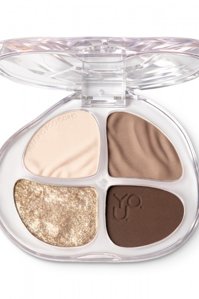 Тени для век Relouis Y.O.U. Really Brilly 02 Platinum - фото 2