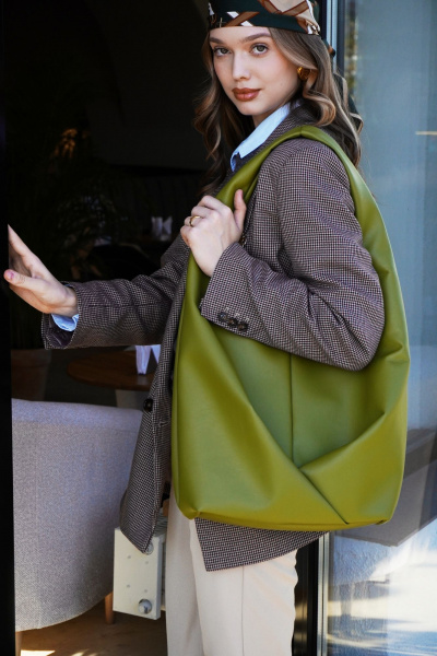 Сумка Polisto Mirai L олива - фото 3